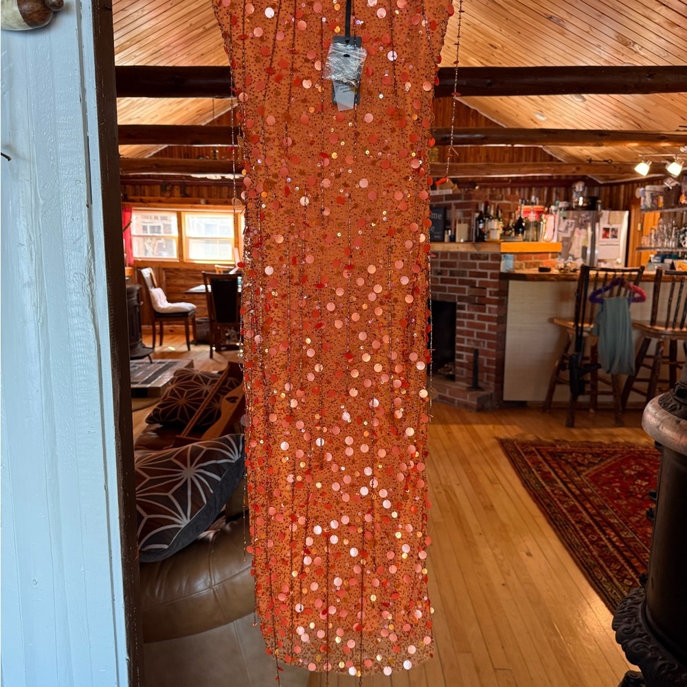 H:OURS Sequin Jimena Dress